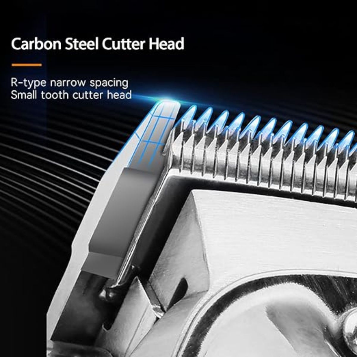 Cordless hair clipper for men with LED display