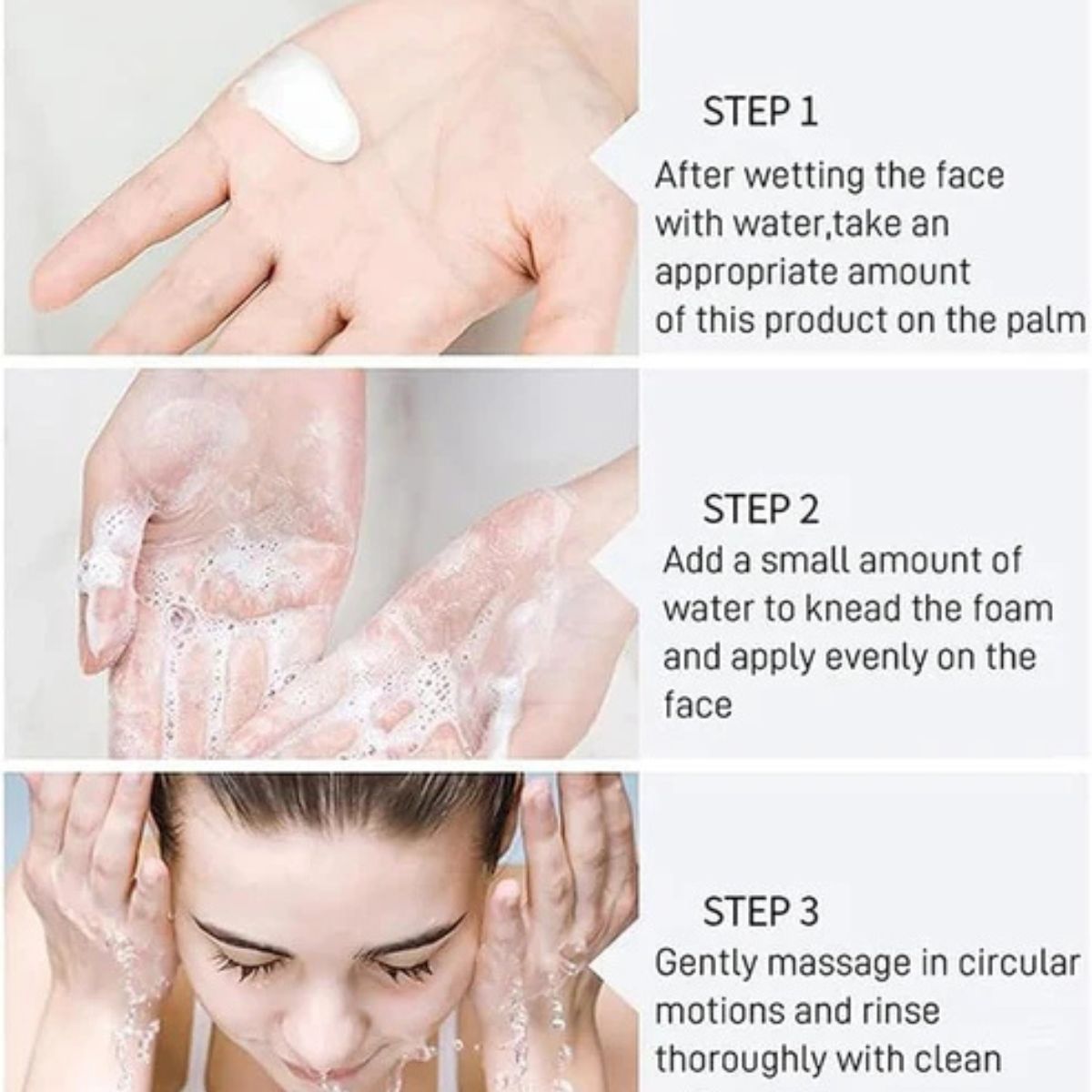 Cuishifan Facial Cleanser – Hydrating & Whitening Foaming Face Wash for All Skin Types (UAE)