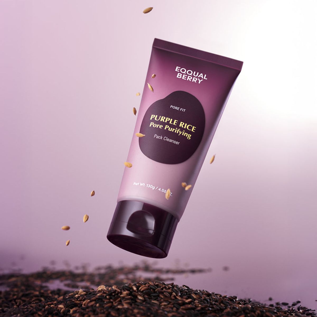 Eqqual Berry Purple Rice Skincare Duo – Cleansing Oil & Purifying Pack