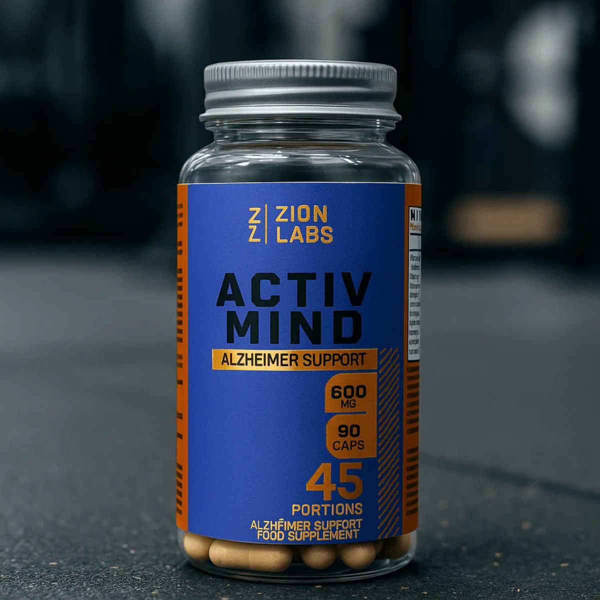 Zion Labs Activ Mind – brain, memory & Alzheimer support, 600mg 90 capsules