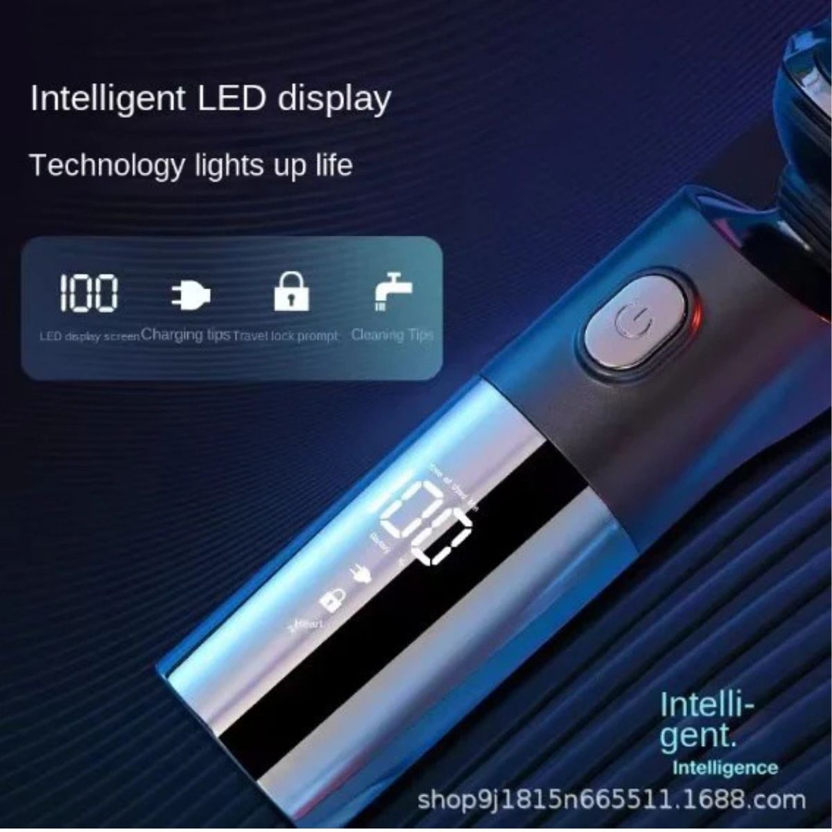 Men’s Electric Shaver – Ultra-Smooth Rechargeable Razor for Sensitive Skin