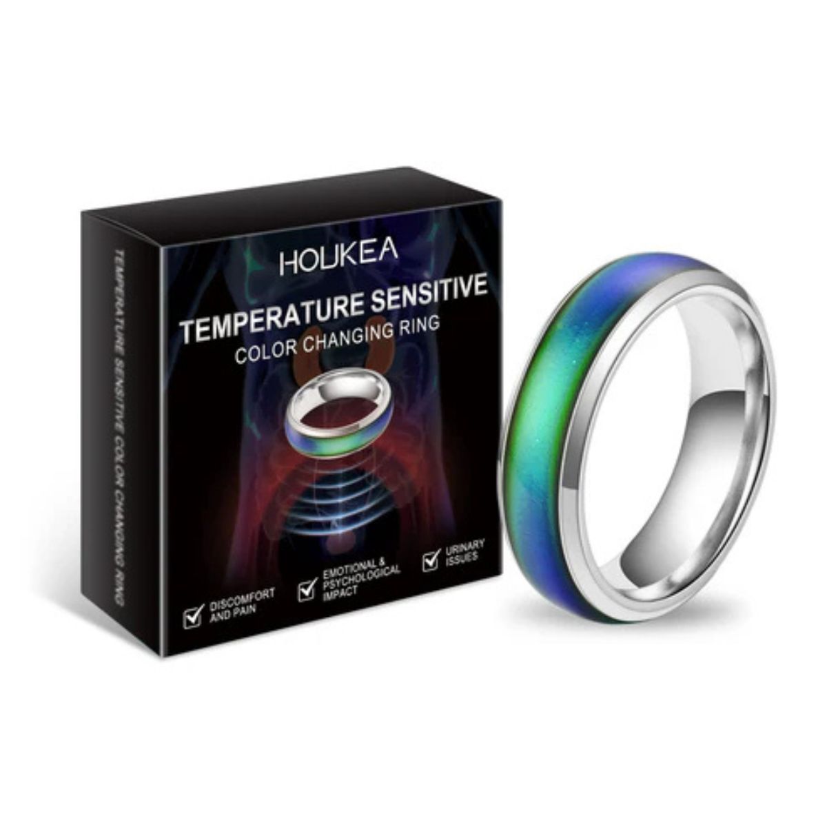 Men’s color changing ring – copper alloy fashion accessory