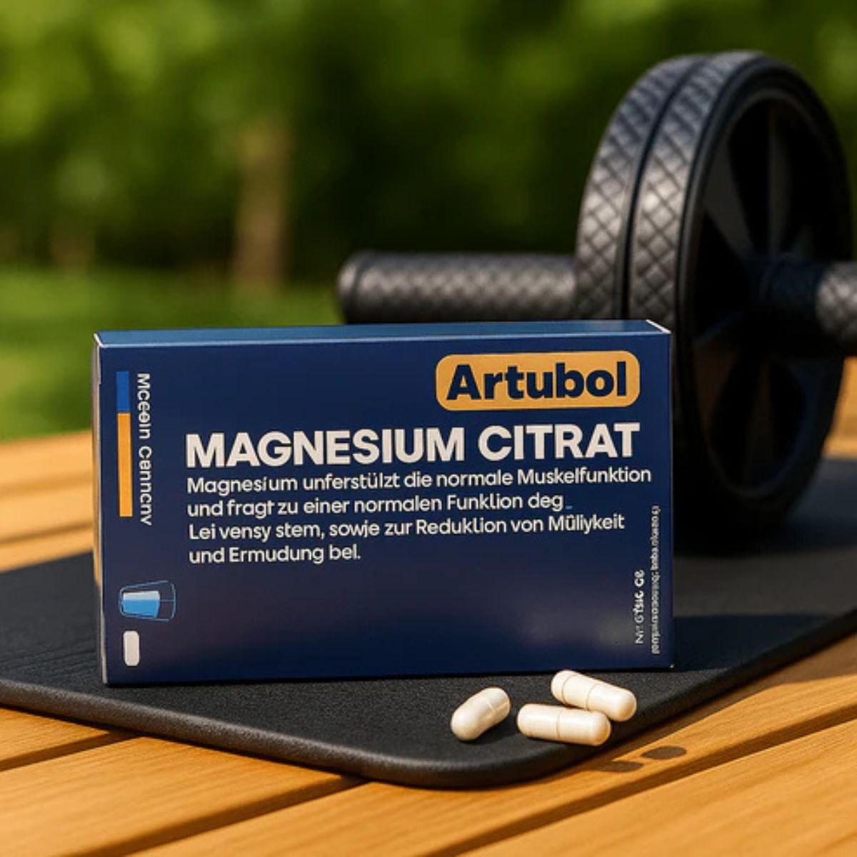 Artubol Magnesium Citrat – muscle, nerve & energy support, 90 capsules, made in Germany