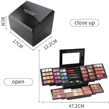 Complete Makeup Kit with Eyeshadow, Blush & Lipsticks