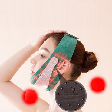 Face-shaping tool mask – Small V face bandage front view