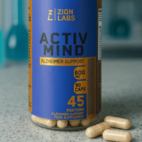 Zion Labs Activ Mind – brain, memory & Alzheimer support, 600mg 90 capsules