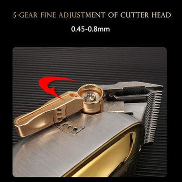 Cordless hair clipper for men with LED display