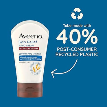 Aveeno Skin Relief Hand Cream – intense moisture, non-greasy, fragrance-free 100g