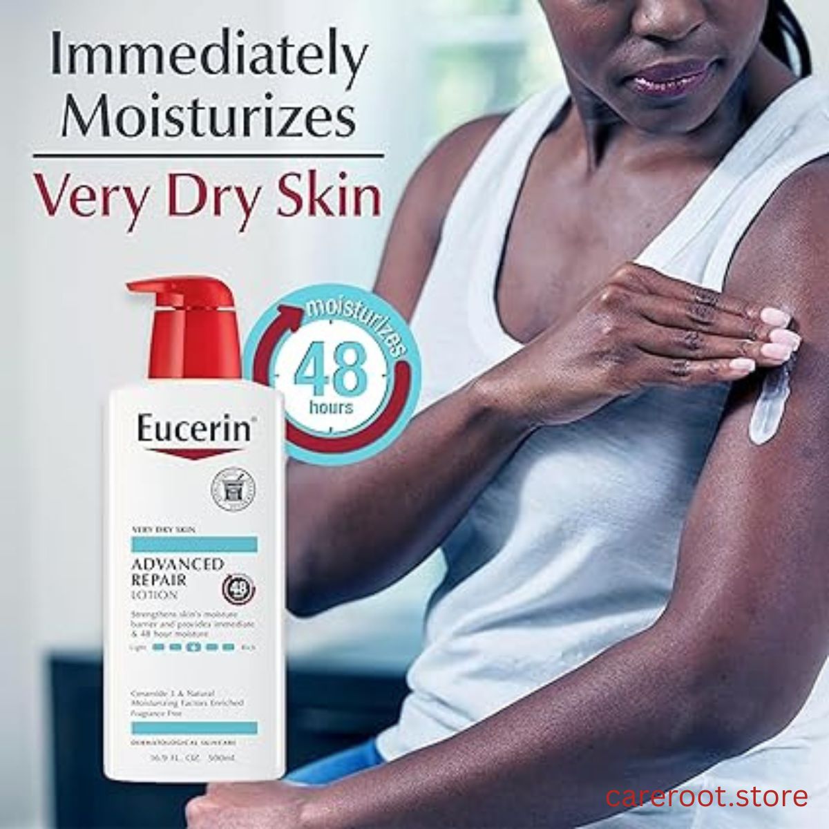 Eucerin Skincare Set – Advanced Cleanser & Hydration Lotions for Dry & Sensitive Skin (500ml)
