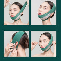 Face-shaping tool mask – Small V face bandage front view