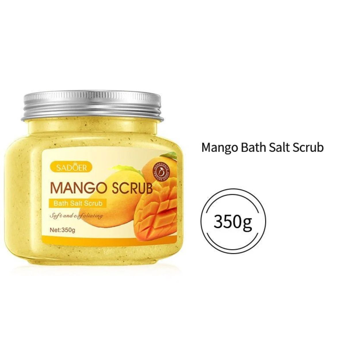 Fruit Bath Salt Scrub Cream – Exfoliating Body Care 350g