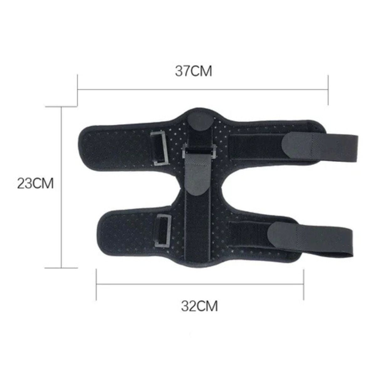 Plantar fasciitis night splint foot orthosis brace black adjustable