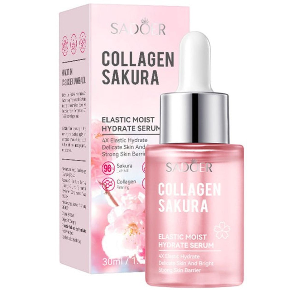 Sadoer Collagen Sakura Skincare Set – Lotion, Serum & Cream