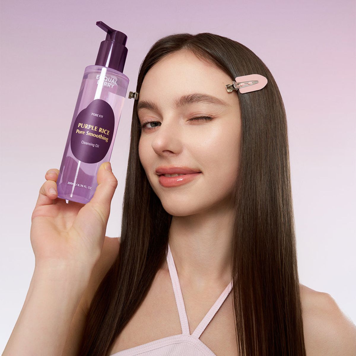 Eqqual Berry Purple Rice Skincare Duo – Cleansing Oil & Purifying Pack