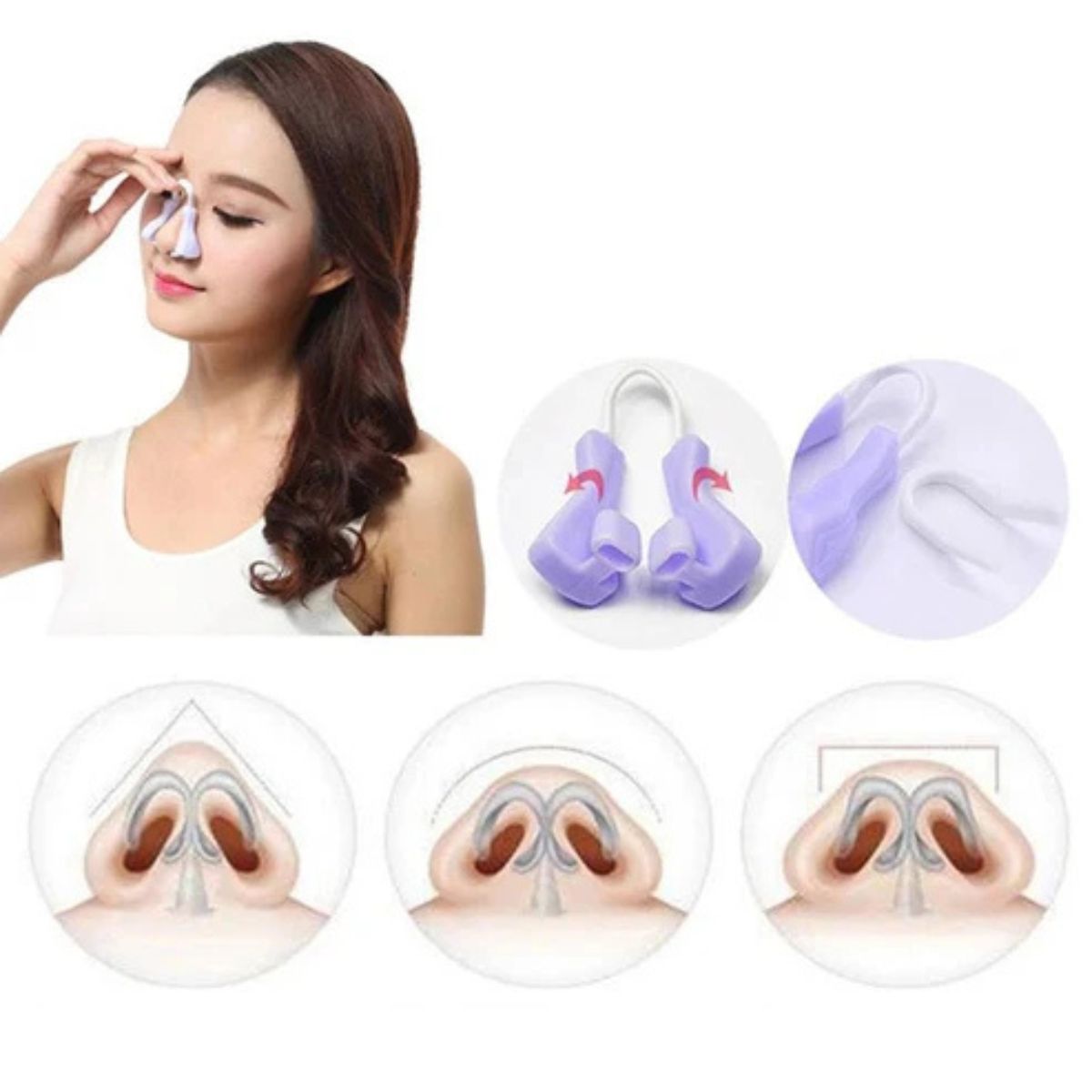 Magic Nose Shaper Clip – Silicone Nose Lifting & Slimming Beauty Tool