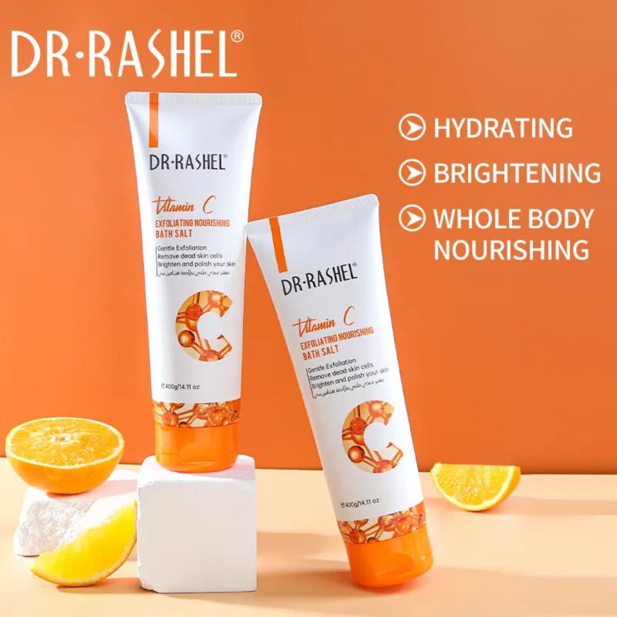 Dr Rashel Vitamin C Bath Salt – Exfoliating & Nourishing 400g