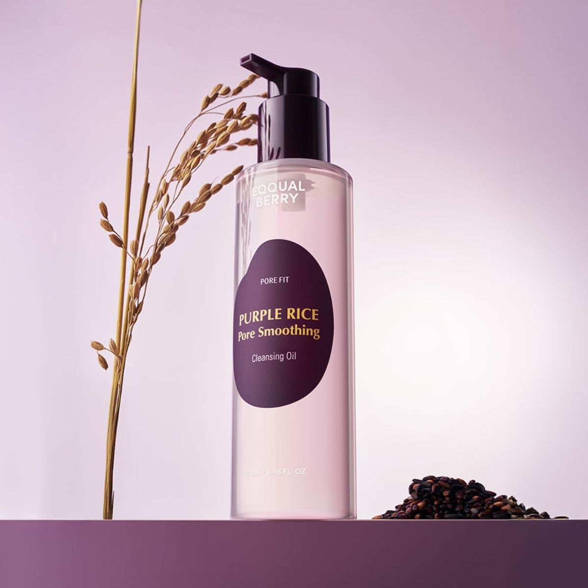 Eqqual Berry Purple Rice Skincare Duo – Cleansing Oil & Purifying Pack
