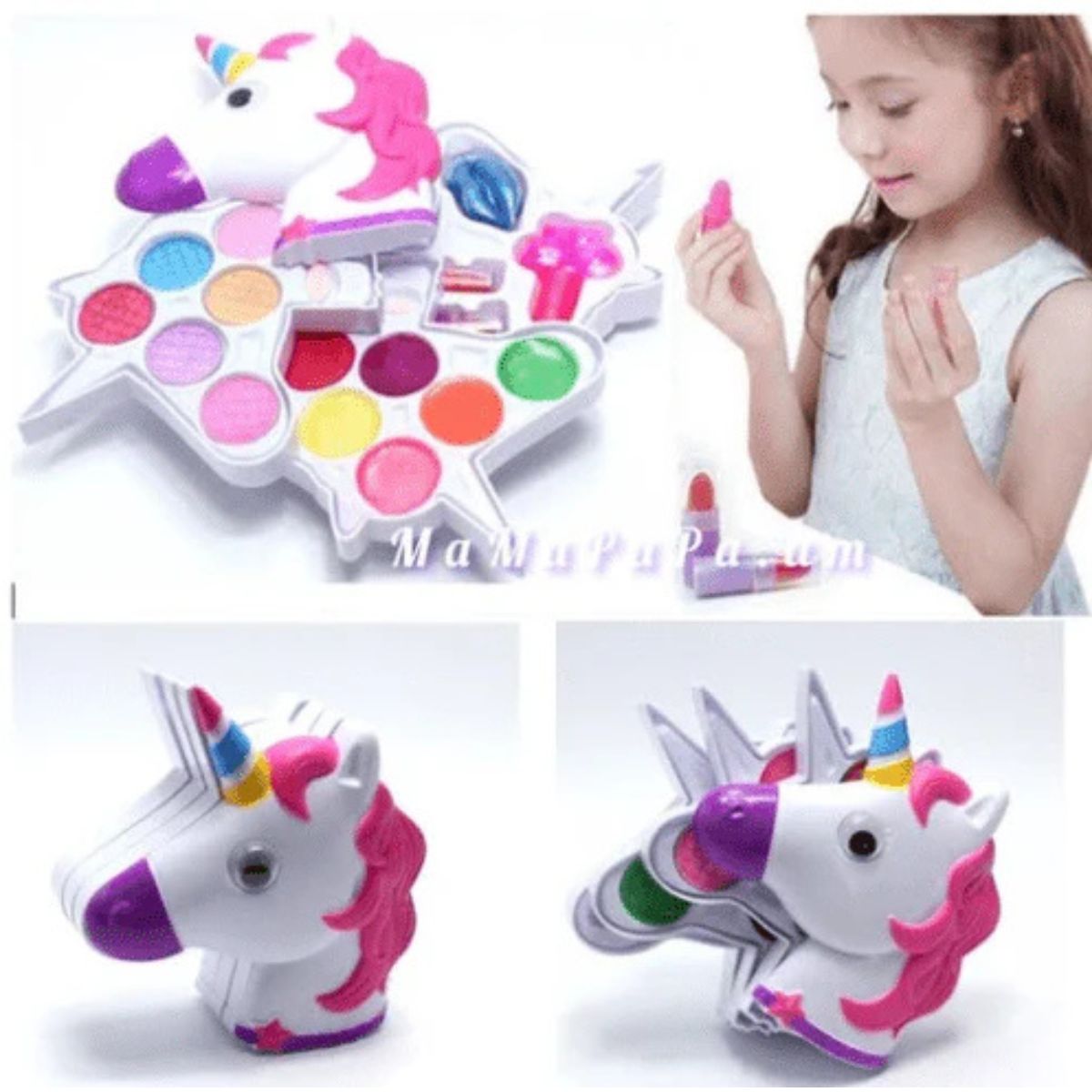 Unicorn Makeup Box – Kids Safe Pretend Play Makeup Set (Original)