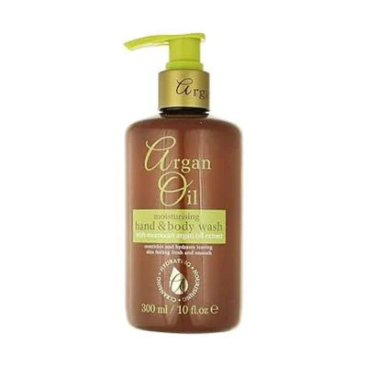 XBC argan oil hand and body wash 300ml nourishing cleanser for soft, hydrated and refreshed skin suitable for all skin types